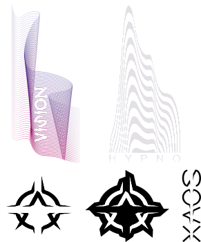 Набор наклеек Vision, 4 шт.