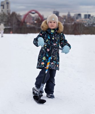 БЕЗ УПАКОВКИ Снегокат трюковый Noodle