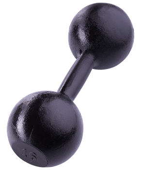 Гантель чугунная 16 кг