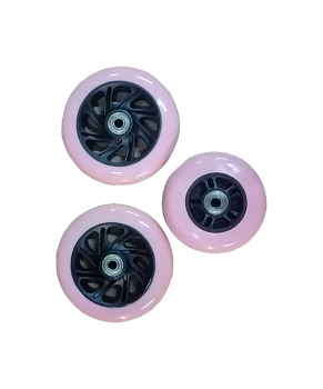 Набор колес для самоката 3D Robin, 120/90 мм, розовый Набор колес для самоката 3D Robin, 120/90 мм, розовый